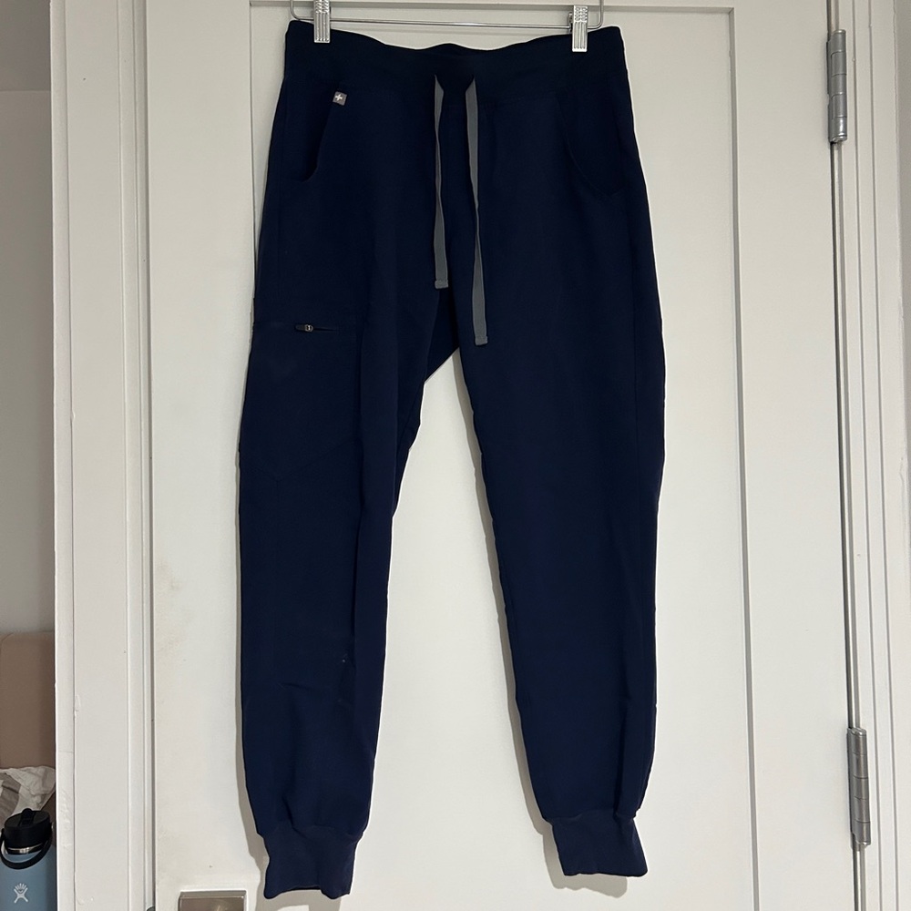 SOLD Navy Zamora Jogger Scrub Pants
